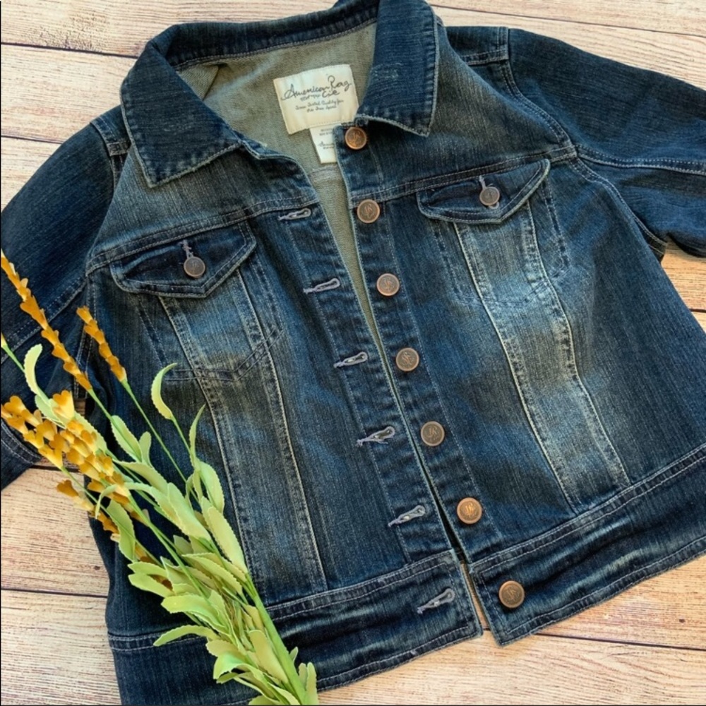 American Rag short sleeve denim jacket.